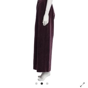 Dries Van Noten Velvet Wide-Leg Pants